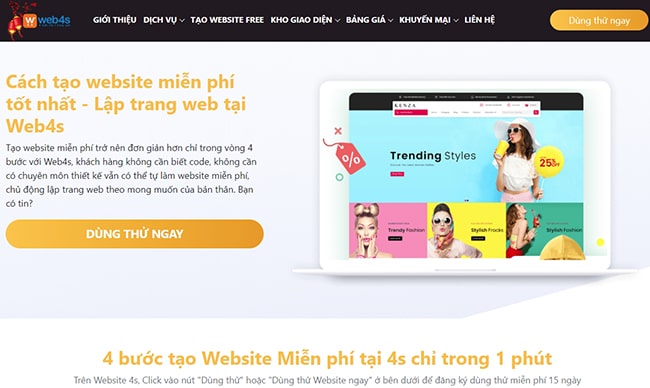 Hướng dẫn tự tạo website tuyển dụng miễn phí tại 4s